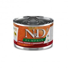 Farmina N&D Grain Free Pumpkin для дорослих собак дрібних порід з гарбузом, куркою та гранатом