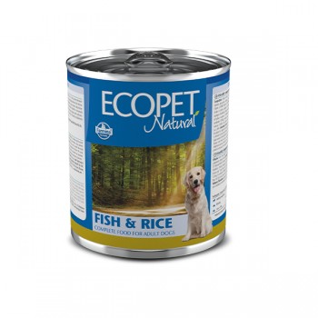 Вологий корм Farmina Ecopet Natural для дорослих собак з оселедцем 300 г