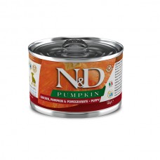 Farmina N&D Grain Free Pumpkin для цуценят дрібних порід з гарбузом, куркою та гранатом