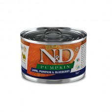 Farmina N&D Grain Free Pumpkin для дорослих собак дрібних порід з гарбузом, ягням та чорницею