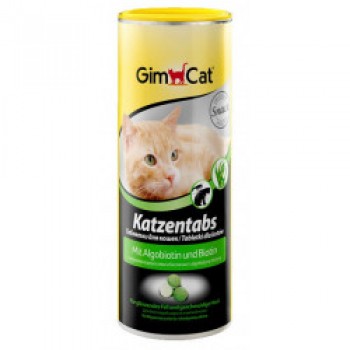 GimCat Katzentabs - витаминизированные лакомства для кошек, с  алгобиотином и биотином