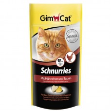GimCat Schnurries - вітамінізовані ласощі для кішок, з куркою та таурином