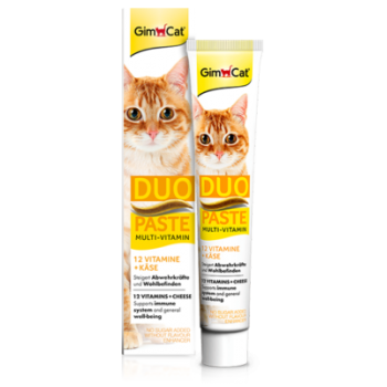 GimCat Duo-Paste Multi-Vitamin - мультивітамінна паста для кішок, з сиром