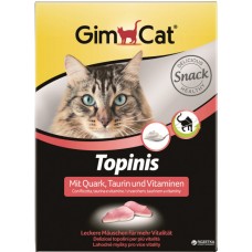 GimCat Topinis - витаминизированные лакомые мышки для кошек, с творогом и таурином