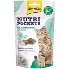GimCat Nutri Pockets Catnip & Multi-Vitamin (котяча м&#39;ята та вітаміни)