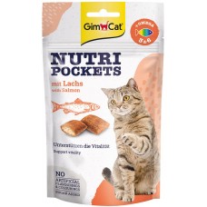 GimCat Nutri Pockets Salmon & Omega 3+6 - (лосось и жирные кислоты)