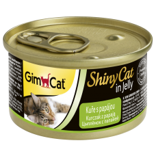 Gimpet Shiny Cat Курка з папаєю в желе для котів