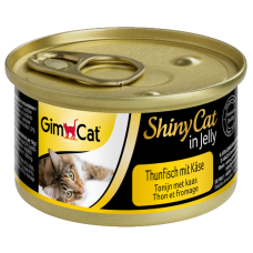 Gimpet Shiny Cat Тунец с сыром в желе для кошек