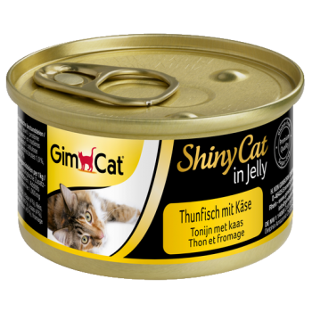 Gimpet Shiny Cat Тунец с сыром в желе для кошек
