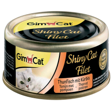 Gimpet Shiny Cat Filet Тунець з гарбузом у бульйоні для кішок