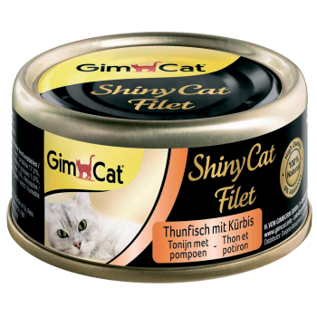 Gimpet Shiny Cat Filet Тунец с тыквой в бульоне для кошек