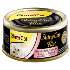 Gimpet Shiny Cat Filet Курица с креветками в бульоне для кошек