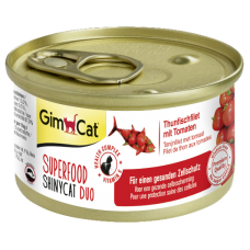 Gimpet Superfood Shiny Cat Duo Тунец и томаты в бульоне для кошек