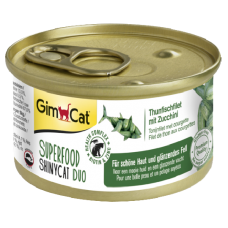 Gimpet Superfood Shiny Cat Duo Тунець та цукіні в бульйоні для кішок