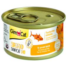 Gimpet Superfood Shiny Cat Duo Тунець та гарбуз у бульйоні для кішок