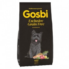 Gosbi Exclusive Grain Free Adult Mini для дорослих собак міні малих порід з ягням та рибою
