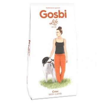 Gosbi Life Croc With Lamb для взрослых собак всех пород с курицей и ягненком
