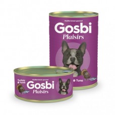 Gosbi Plaisirs Turkey and Tuna для взрослых собак с индейкой и тунцом