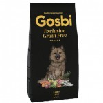 Gosbi Exclusive Grain Free Light Mini для взрослых собак мини и малых пород с индейкой и белой рыбой