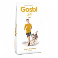 Gosbi Life Vital With Salmon Maxi для дорослих собак крупних та гігантських порід з куркою та рибою