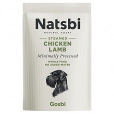 NATSBI STEAMED CHICKEN LAMB повнораціонний вологий корм для собак з куркою та ягням