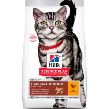 Hill's SP Feline Adult Hairball Indoor Cat Chicken (c курицей)