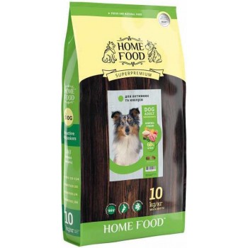 Home Food Adult Medium/Maxi для дорослих активних собак та юніорів середніх та великих порід (ягня та рис)