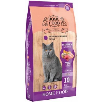 Home Food Cat Adult для британских пород (индейка и телятина)