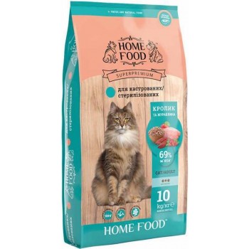 Home Food Cat Adult для кастрированных/стерилизованных (кролик и клюква)