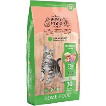 Home Food Kitten для котят (ягненок и рис)