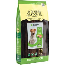 Home Food Adult Mini для взрослых активных  собак и юниоров малых пород (ягненок и рис)