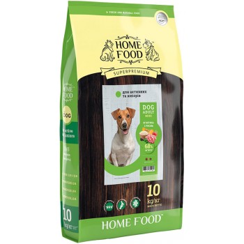 Home Food Adult Mini для дорослих активних собак та юніорів малих порід (ягня та рис)