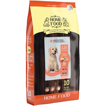 Home Food Puppy Medium/Maxi для щенков средних и крупных пород (индейка и лосось)