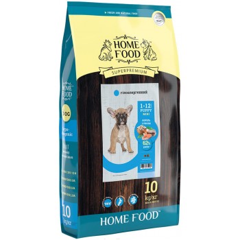Home Food Puppy Mini Гипоаллергенный для щенков малых пород (форель с рисом и овощами)