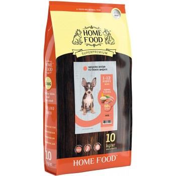 Home Food Puppy Mini для щенков малых пород (индейка и лосось)