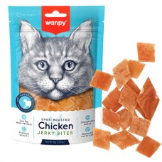 Ласощі для котів Wanpy Chicken Jerky Bites шматочки курячі в'ялені 80г