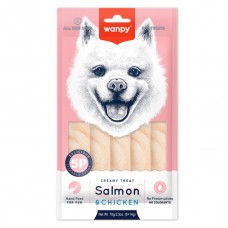 Рідкі ласощі для собак Wanpy Creamy Lickable Treats Salmon&Chicken лосось курка Рідкі ласощі для собак Wanpy Creamy Lickable Treats Salmon&Chicken лосось курка