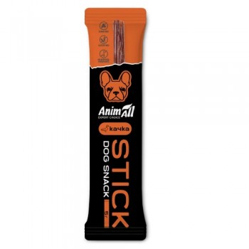 Жувальні ласощі AnimAll Sticks для дорослих собак з качкою