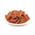 Лакомство для собак Wanpy Soft Salmon & Fish Skin Bites мягкие кусочки лосося 100г