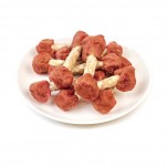 Ласощі для собак Wanpy Lamb Jerky Dumbell в'ялене ягня кістка-гантель 100г Ласощі для собак Wanpy Lamb Jerky Dumbell в'ялене ягня кістка-гантель 100г