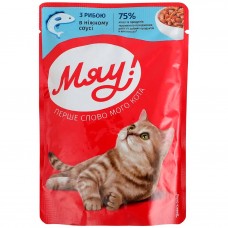 Мяу с рыбой в нежном соусе