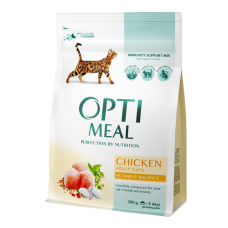 Optimeal Cat Adult Chicken (курица)