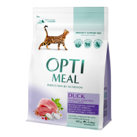 Optimeal Cat Adult Duck Hairball Control (утка)