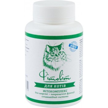 ProVET Фітовіт - Фітокомплекс для вовни + профілактика сечокам'яної хвороби у котів, 100 табл.