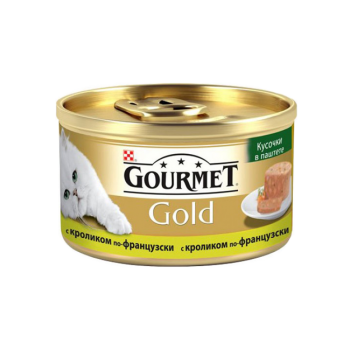 Gourmet Gold М'ясні шматочки в паштеті (кролик)