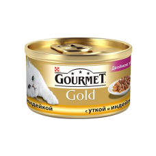 Gourmet Gold Кусочки в подливе (утка и индейка)