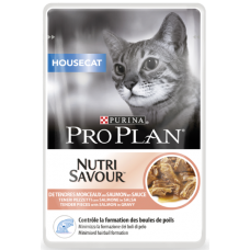 Purina Pro Plan Housecat Nutrisavour для домашніх кішок (лосось у соусі)