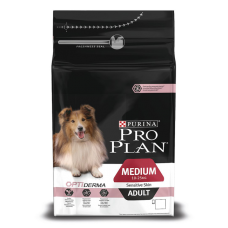 Purina Pro Plan Dog Adult Medium Sensitive Skin OptiDerma с лососем