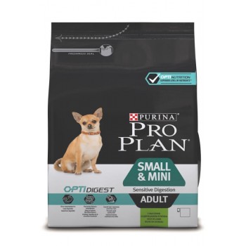 Purina Pro Plan Dog Adult Small and Mini Sensitive Digestion OptiDigest (ягня і рис)