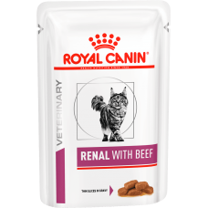 Royal Canin Renal Feline Beef Pouches (говядина)